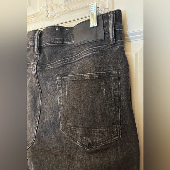 Allsaints Men’s Distressed Cigarette Skinny, Black, Size 32 - Picture 5 of 10
